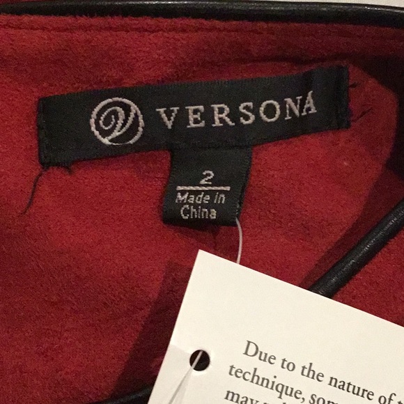 Versona Faux Suede Dress. - Picture 7 of 8